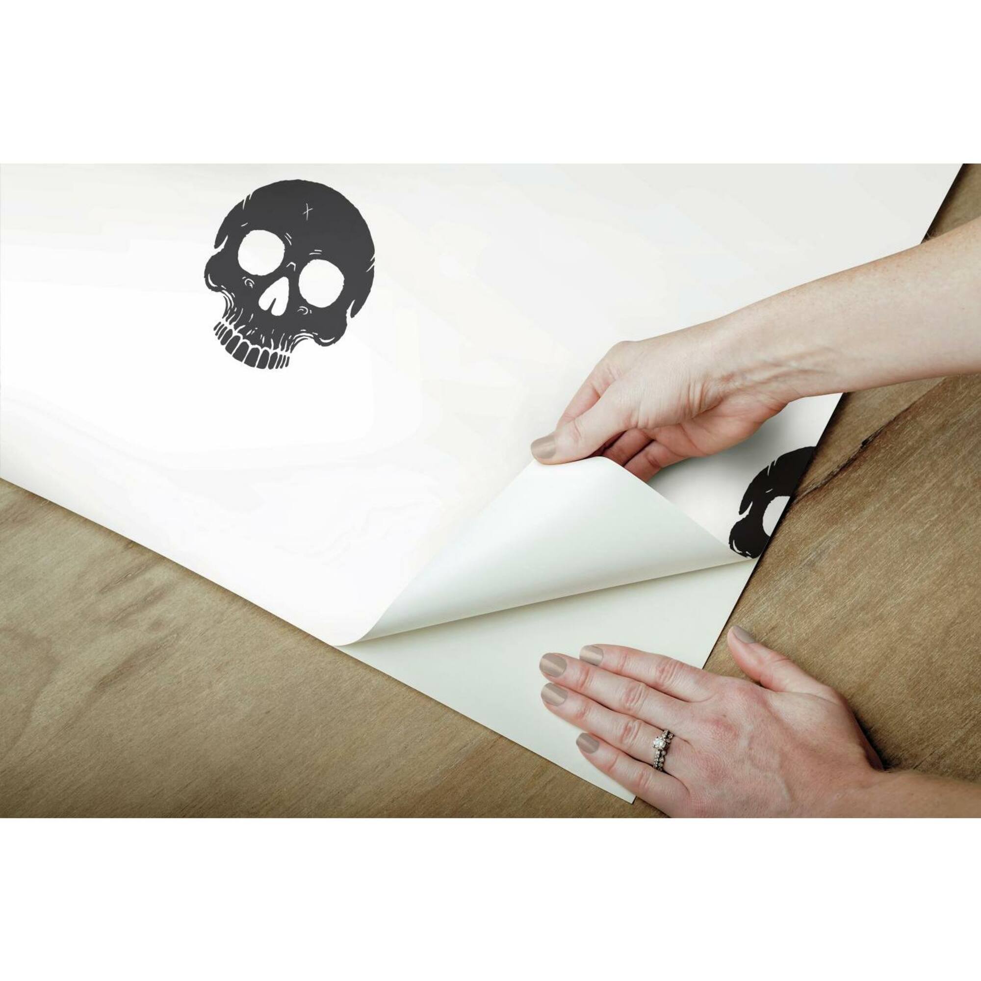 RoomMates Disney Cruella Glamour Skulls Peel & Stick Wallpaper